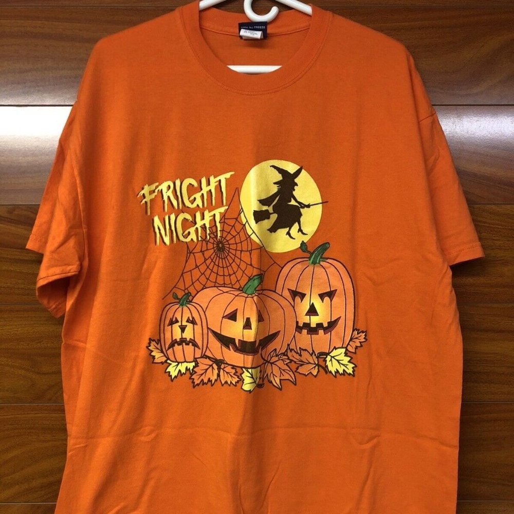 Vintage Halloween Fright Night T Shirt Sz XL Time 2 Celebrate